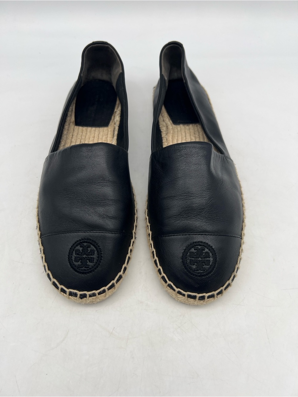Tory Burch Color Block Flat Espadrille in Black - Picture 2 of 9